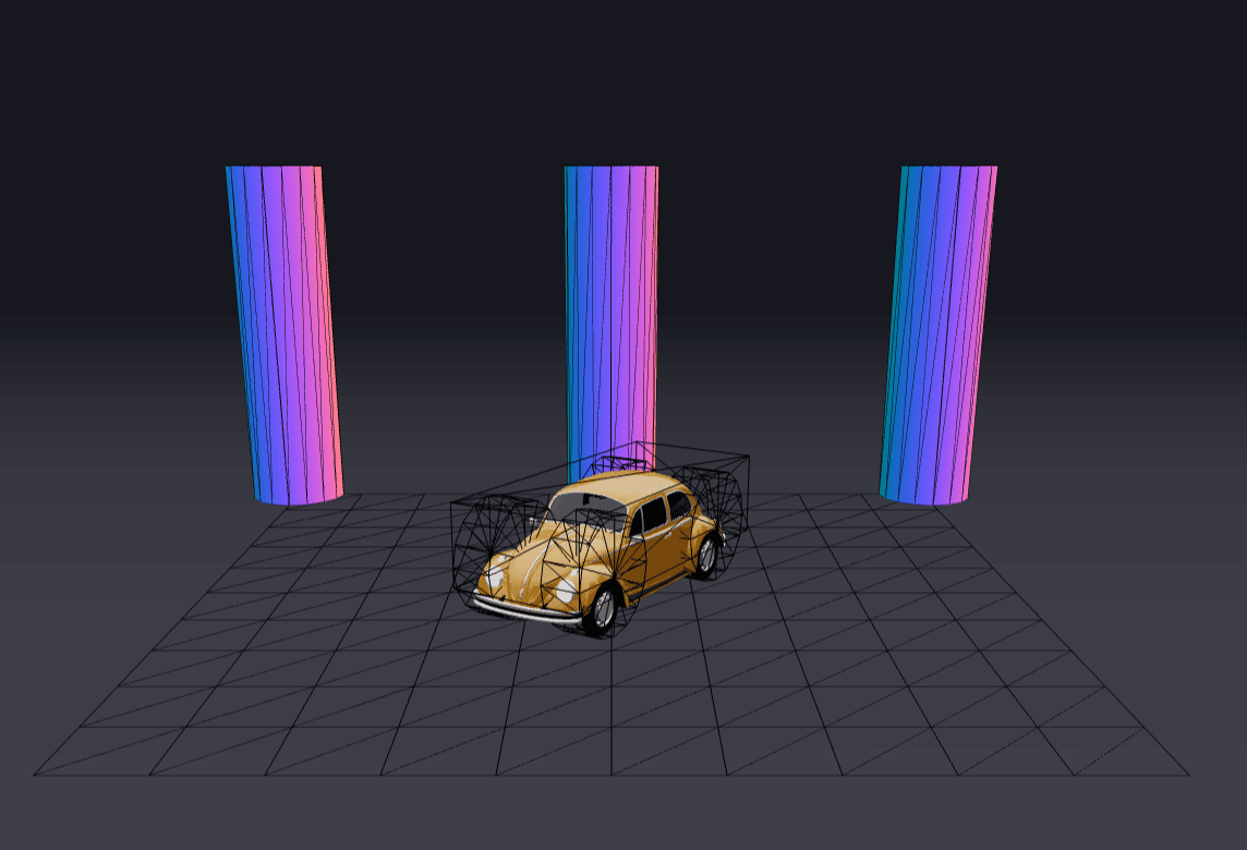 Three Cannon Raycast Vehicle Example